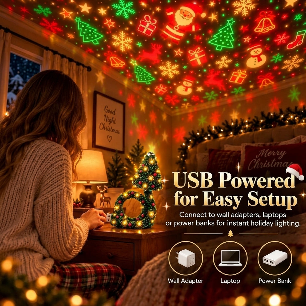 Proyector Mágico Navideño Sin Enredos