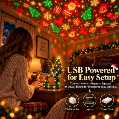 Proyector Mágico Navideño Sin Enredos
